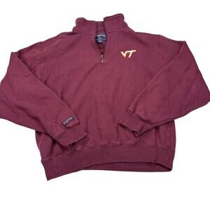 Jansport 1/4 zip VT pullover sweatshirt. Size M. Virginia Tech, quarter zip